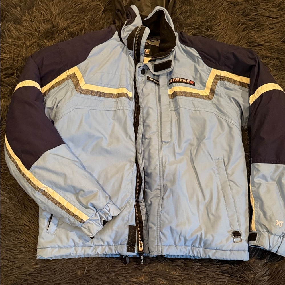 Stryke by Spyder Light Blue and Navy Ski Jacket